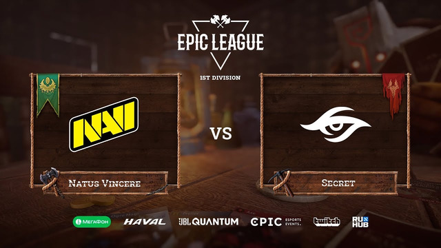 EPIC League Season 2 – Natus Vincere vs Team Secret (Game 2, Groupstage)