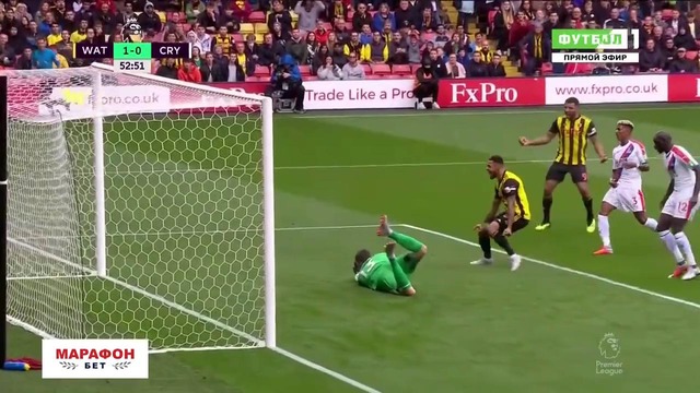 (HD) Уотфорд – Кристал Пэлас | Английская Премьер-Лига 2018/19 | 3-й тур | Обзор