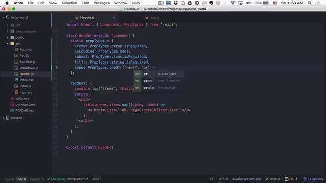React – #4 – Валидация react props с помощью PropTypes