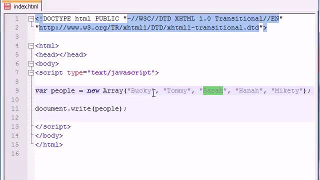 Beginner JavaScript Tutorial – 28 – Arrays