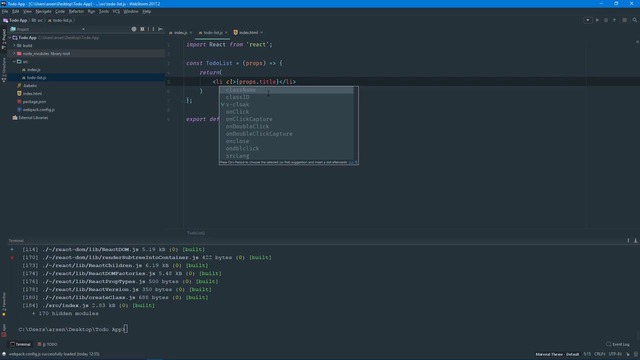 Пишем простое приложение на React