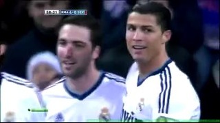 Real Madrid – Sevilla (4 1) All Goals Highlights 10.02.2013 Ronaldo Hat-Trick