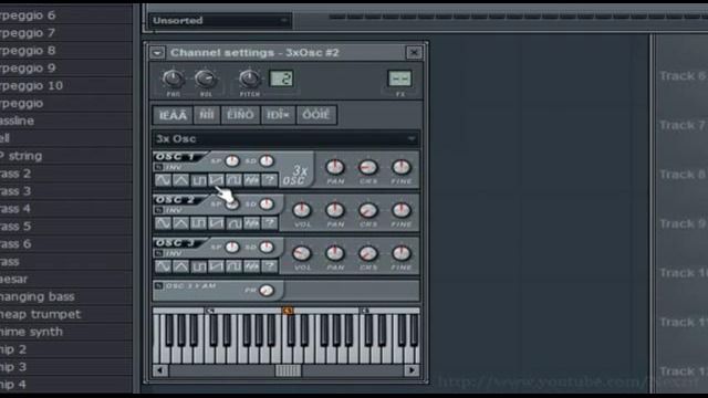 FL STUDIO: Dubstep бас на 3xOsc в FL Studio