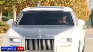 Криштиану Роналду прибыл на тренировку на Rolls-Royce Ghost