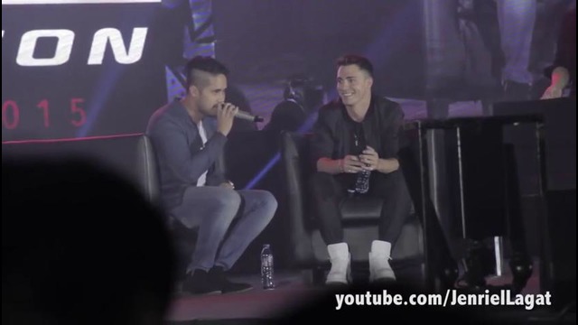 Colton Haynes sings, dances, and gives love advice to Filipino fans