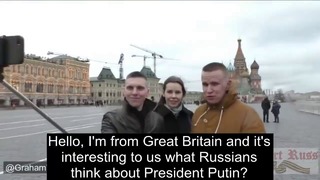 Что русские думают о Путине эксперимент Англичанина! КОММЕНТАРИИ ИНОСТРАНЦЕВ