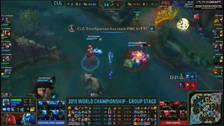 CLG vs PNG / World Championship 2015 Group Stage / D2 G6 Highlights