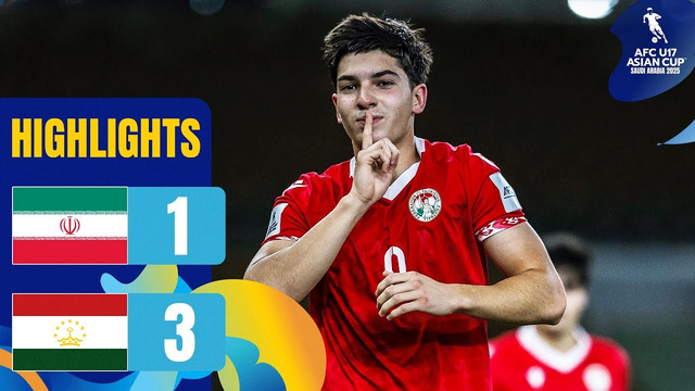 IR Iran vs. Tajikistan | Highlights | AFC U17 Asian Cup™ 2025