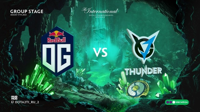 DOTA2: The International 2018 – OG vs VG.J Thunder (Game 2, Groupstage)