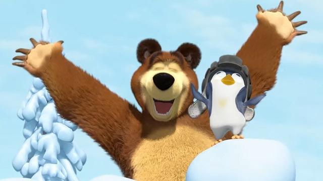 Маша и Медведь: ЗИМА Мультфильмы и сказки про зиму все серии подряд