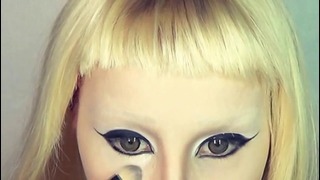 Lady Gaga make-up transformation