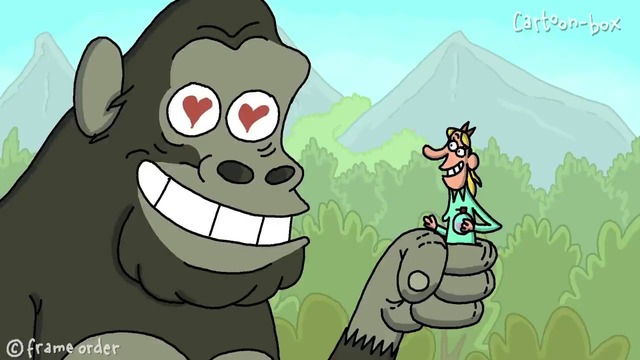 Cartoon box 118 – King Kong parody – by Frame Order