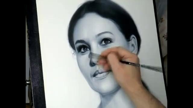 Portrait of Monica Bellucci