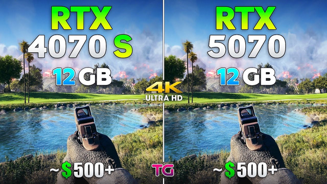 RTX 5070 vs RTX 4070 SUPER – Test in 4K