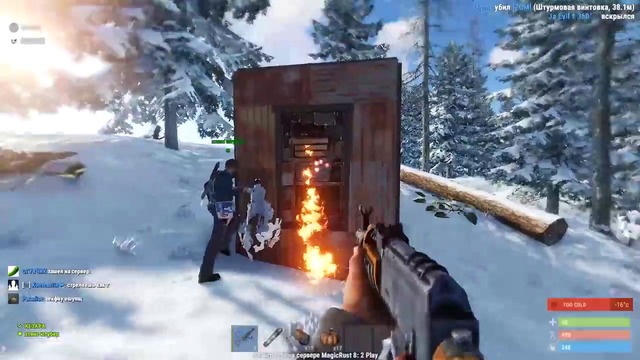 Rust – украл у рейдеров все ракеты и 30к серы