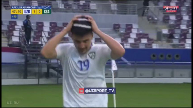 Узбекистан – Саудовская Аравия| Кубок Азии U-23 | 1-й гол