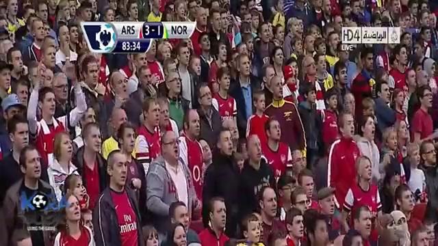 Arsenal Vs Norwich City 4-1 2013 Goals & Highlights (19-10-2013 ) HD HD