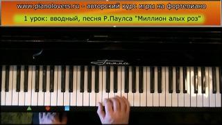Урок 1. Курс фортепиано для начинающих