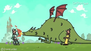 Cartoon box 136 – The dragon slayer parody – by Frame Order