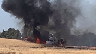 Самолет Cessna загорелся после прекращения взлета 21.08.19