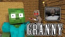 Monster school- granny horror game challenge – minecraft animation