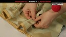 Шторы с мягкими складками, образованными «бокалами»