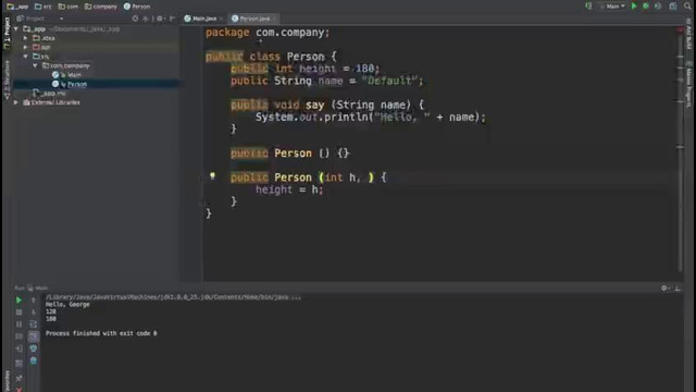 Уроки Java для начинающих #14 – Конструкторы