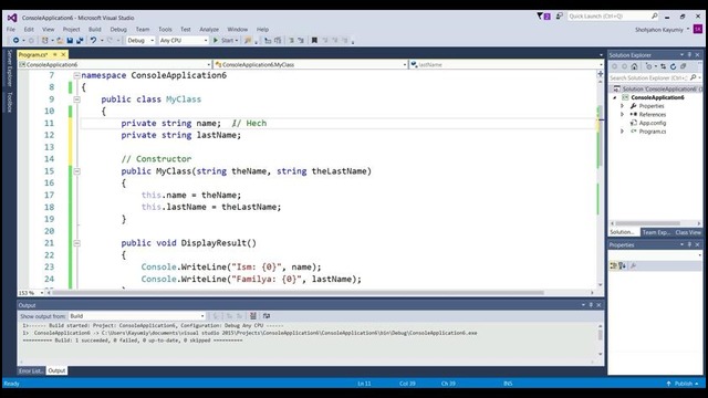 4. Constructor va Initializers