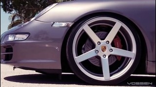 Porsche 911 Carrera on 20 quot; Vossen VVS CV3 Concave Wheels Rims (HD)