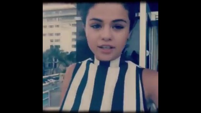 Selena Gomez Instagram Video (17 July 2014)