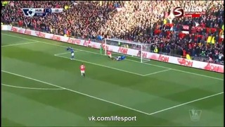 Манчестер Юнайтед 3:1 Лестер | Английская Премьер Лига 2014/15 | 23-й тур
