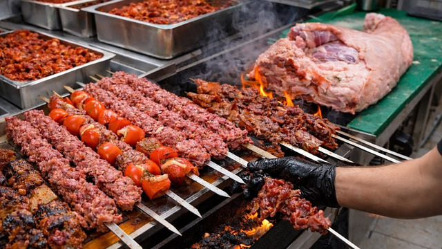 How Turkish Kebabs Are Really Made | Turkish Street Food