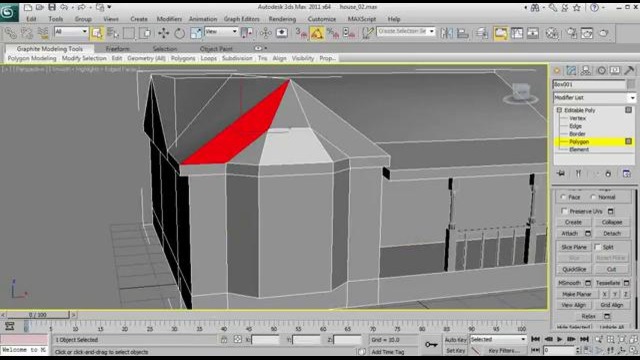 Basic Modelling in 3DS Max: House (Part3)