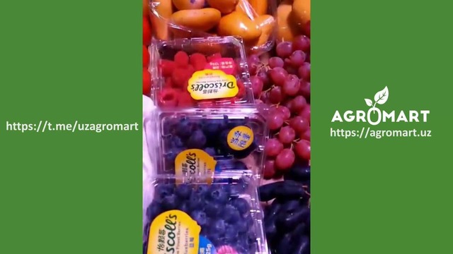 Agromart.uz | Хитой бозорларидан мева ва сабзавотлар ҳақида видеолавҳа