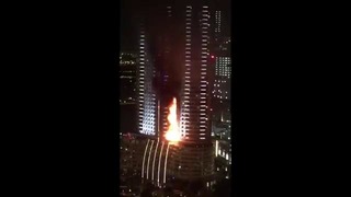 Новогодний пожар в Дубае
