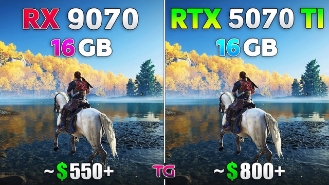 RX 9070 vs RTX 5070 Ti – Test in 11 Games