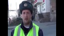 Суровый пешеход (ГАИшник в шоке)