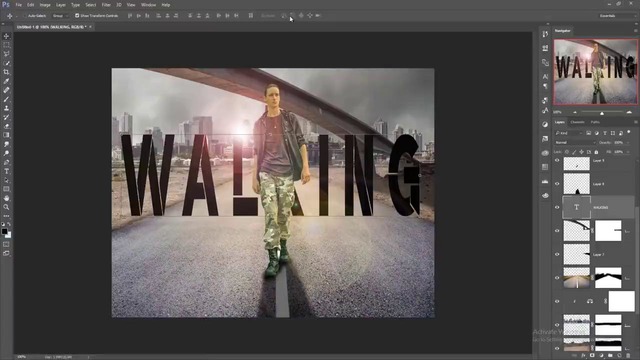 3d text photo manipulation photoshop tutorial beginner