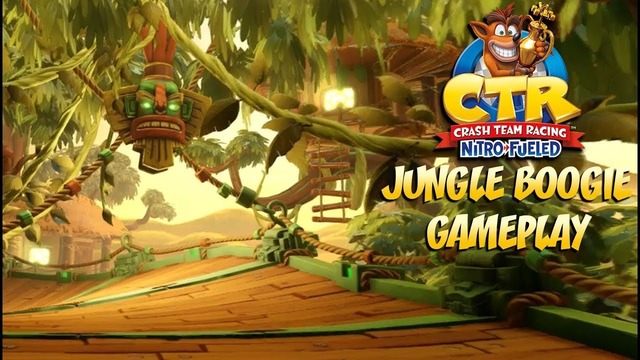 Crash Team Racing – Геимплей на трассе Jungle Boogie