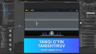 Yangi O’yin Tanishtiruv – Unity – Super Mario Style