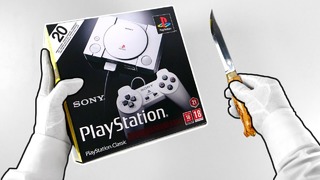 Распаковка Sony PlayStation Classic PS1 мини консоль