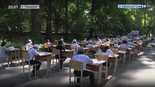 Первый этап вступительных экзаменов в Президентские школы проходят по республике