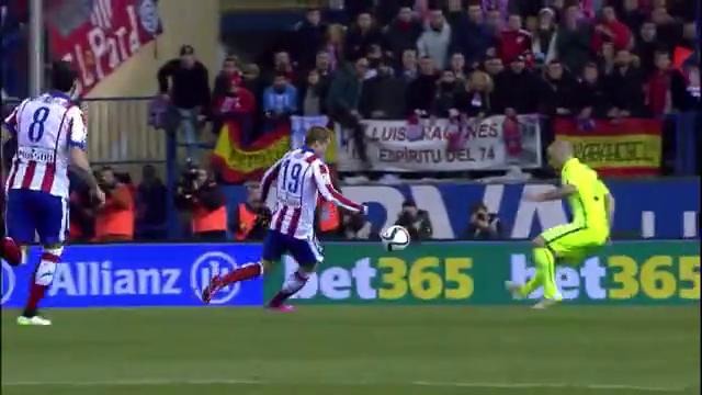 Fernando Torres vs Barcelona Copa del Rey 28/01/2015