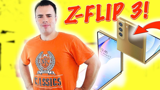 Первый взгляд на Galaxy Z Flip3! Гибкие смартфоны уже доступнее