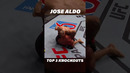 Jose Aldo Top 3 MMA Knockouts #ufc #shorts