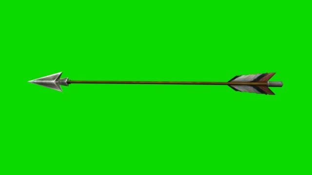 Arrows Flying – Green Screen Animation