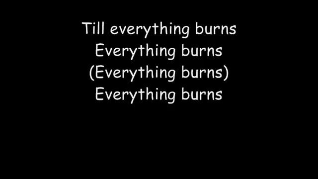 Everything burns anastacia feat ben moody lyrics