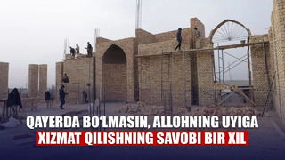 Chinozda 3200 namozxonga moʻljallangan masjid qurilmoqda