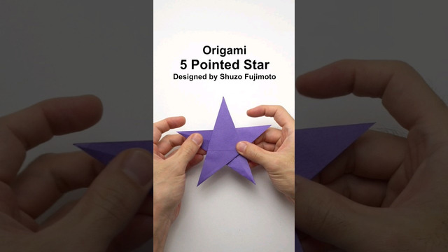 Origami 5-Pointed Star #shorts