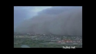НЛО во время пыльной бури в Аризоне